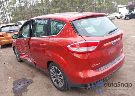 2018 Ford C-Max Hybrid Titanium from USA, damaged, VIN 1FADP5DU7JL105907